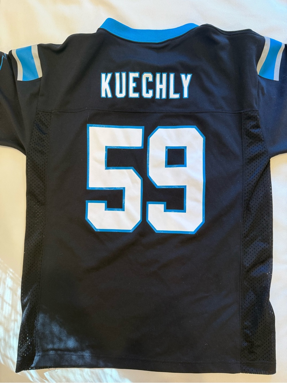 Luke Kuechly #59 Carolina Panthers Jersey, NFL Team Apparel, Youth L (14/16)